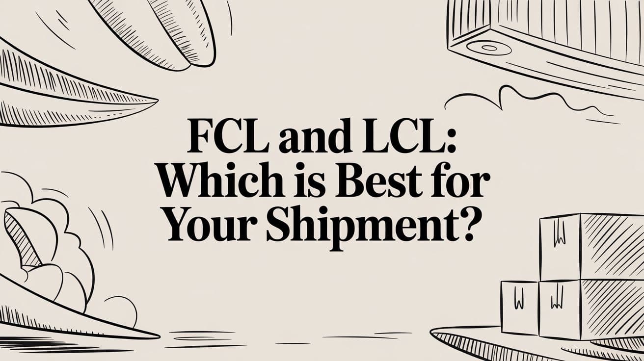 fcl and lcl: Which is Best for Your Shipment?