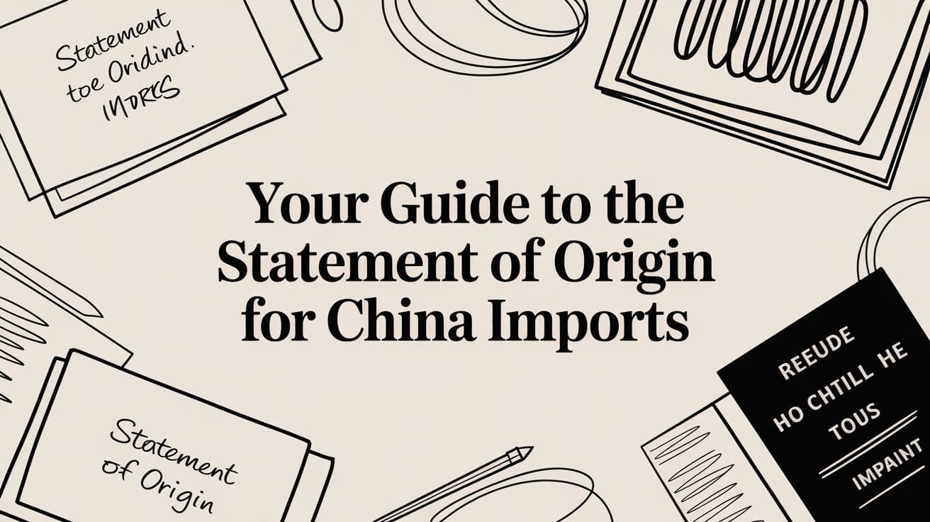 Your Guide to the Statement of Origin for China Imports