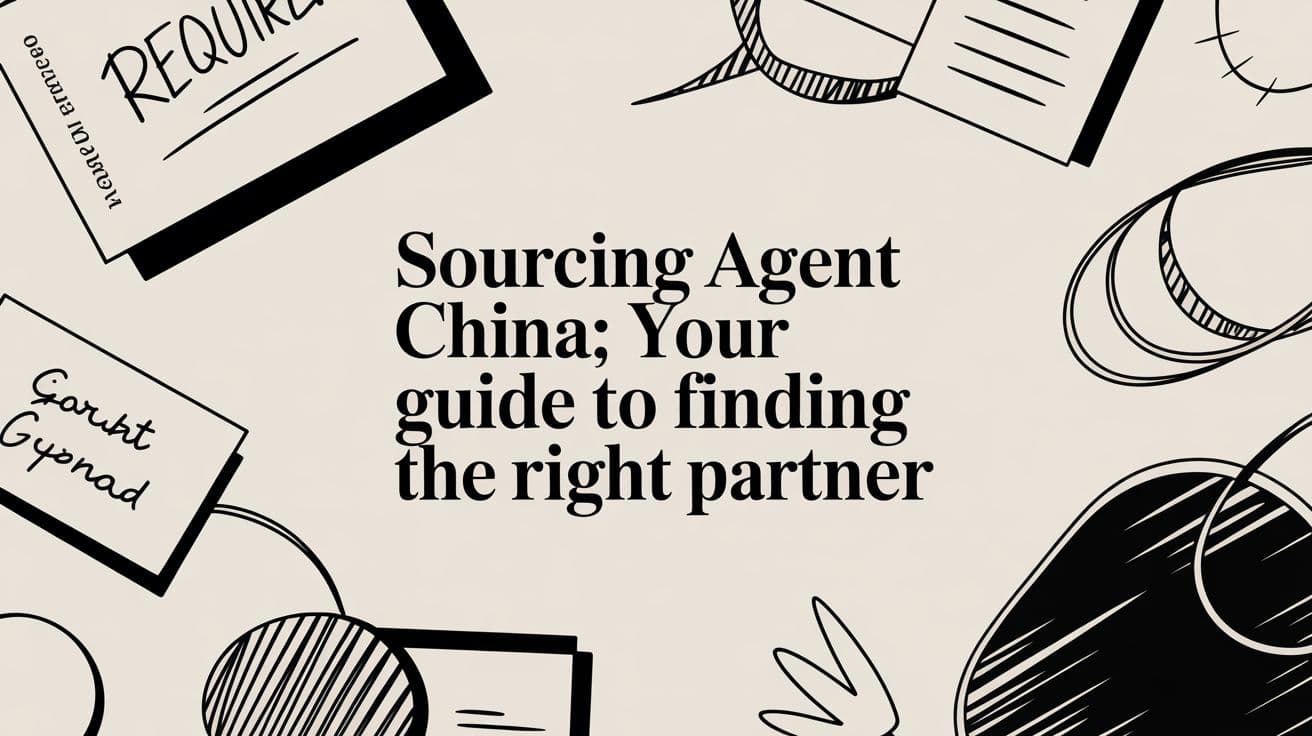 Sourcing Agent China: Your Guide to Finding the Right Partner
