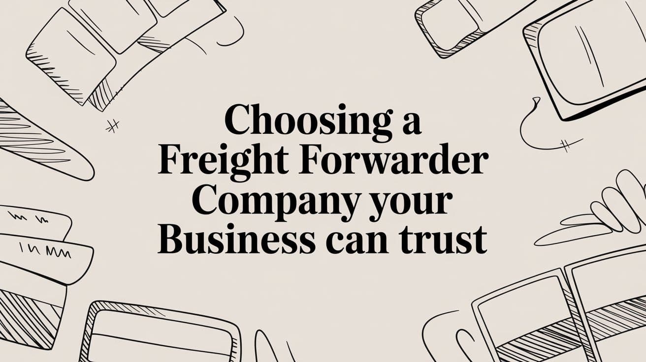 Choosing a Freight Forwarder Company Your Business Can Trust