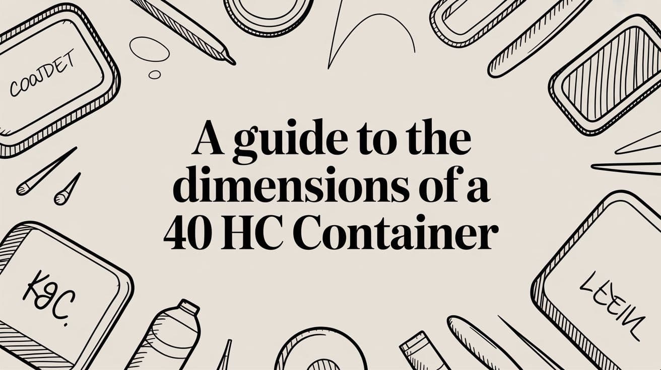 A Guide to the Dimensions of a 40 HC Container