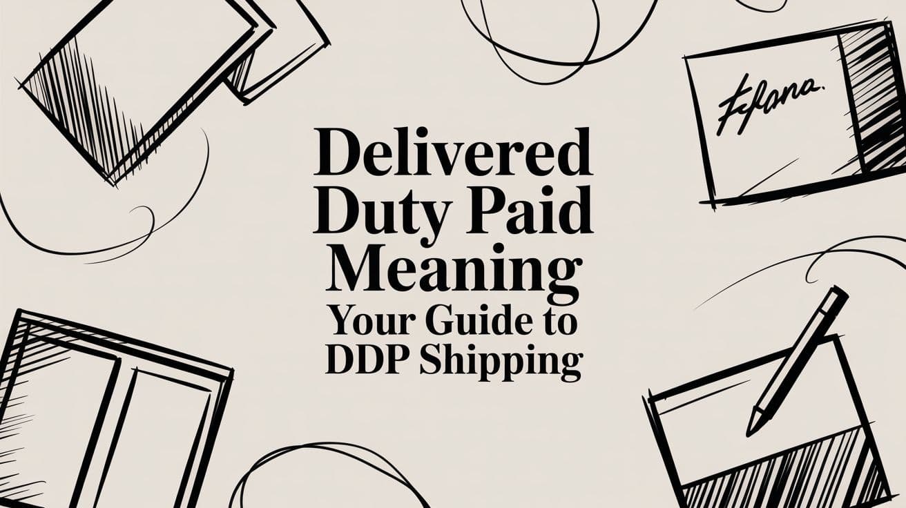 Delivered Duty Paid Meaning Your Guide to DDP Shipping