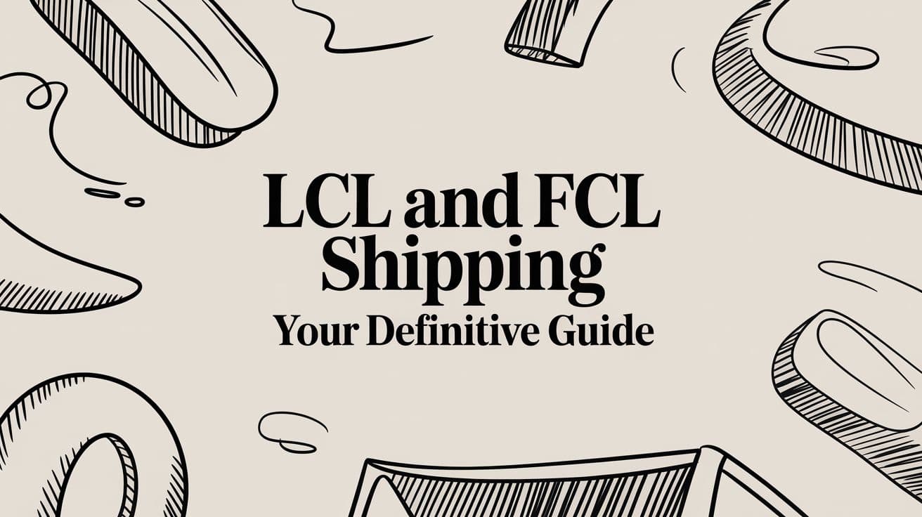 LCL and FCL Shipping Your Definitive Guide
