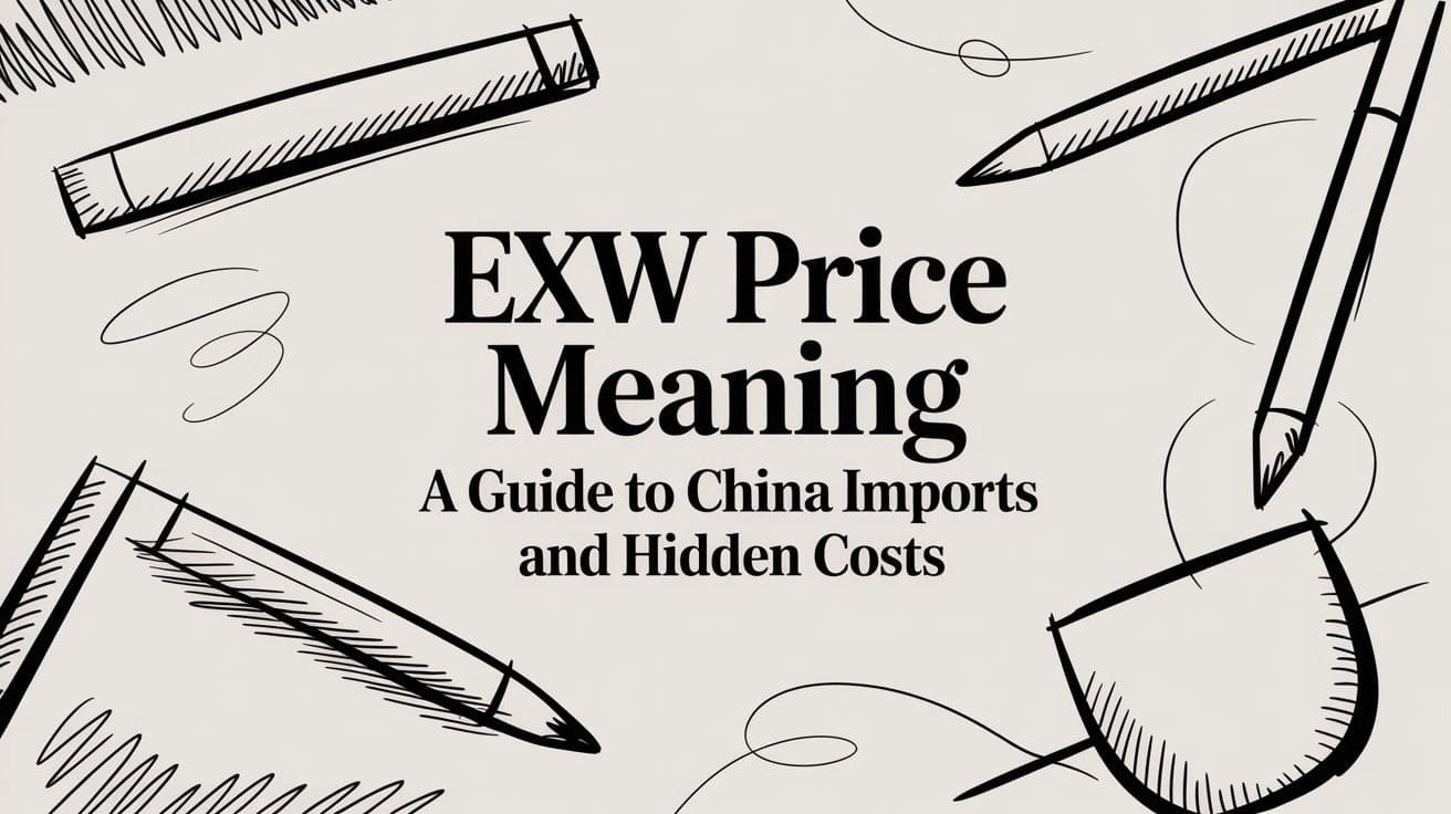 EXW Price Meaning A Guide to China Imports and Hidden Costs