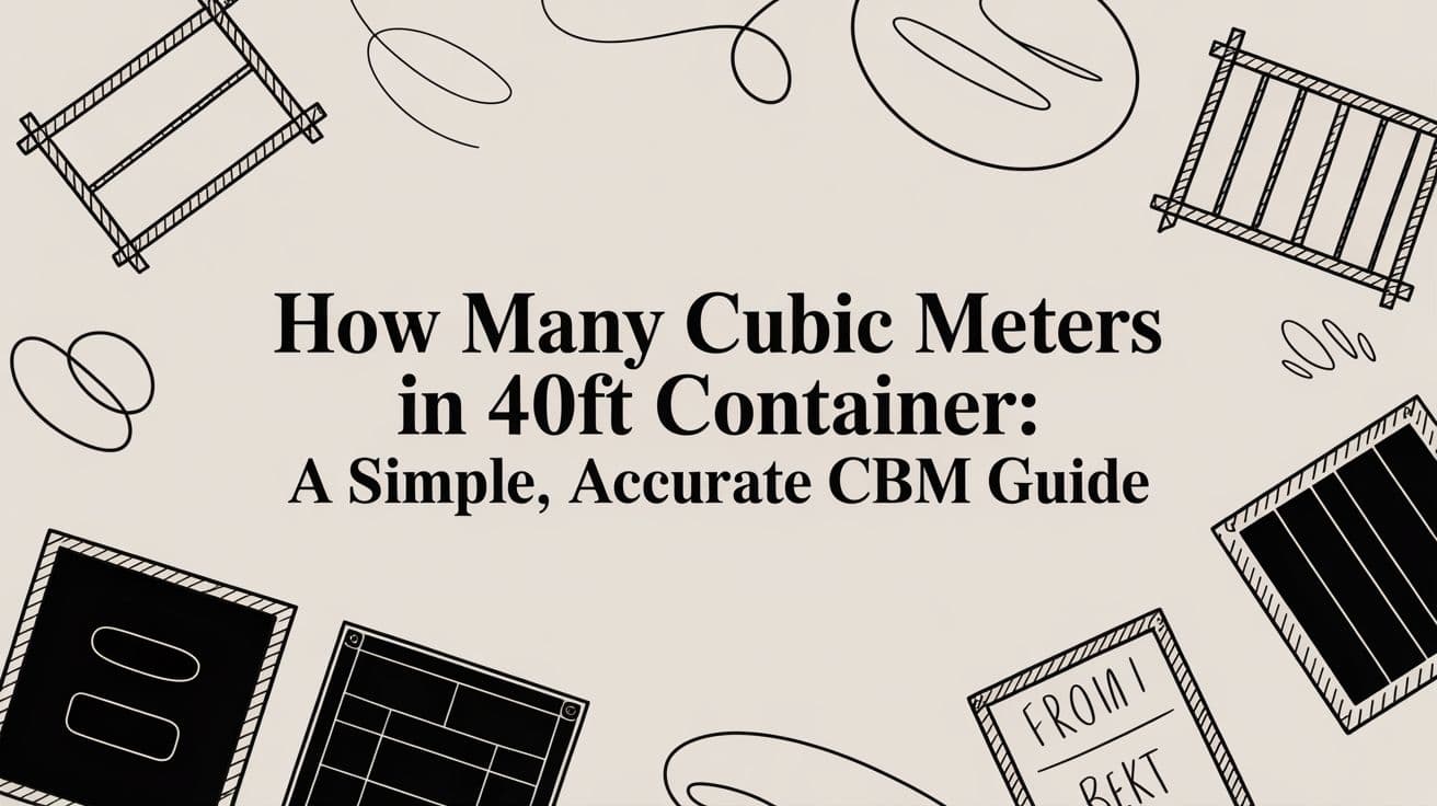 How Many Cubic Meters in 40ft Container: A Simple, Accurate CBM Guide