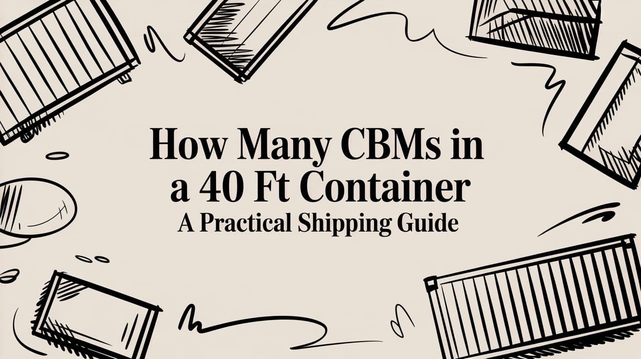 How Many CBMs in a 40 ft Container A Practical Shipping Guide