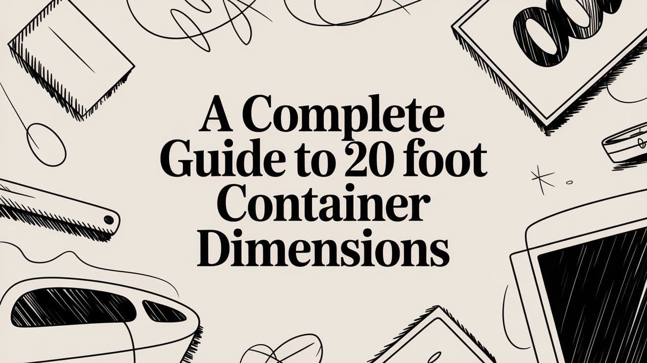 A Complete Guide to 20 Foot Container Dimensions
