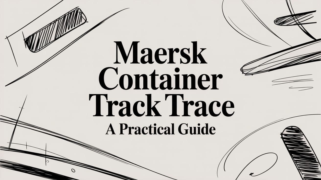 Maersk Container Track Trace A Practical Guide