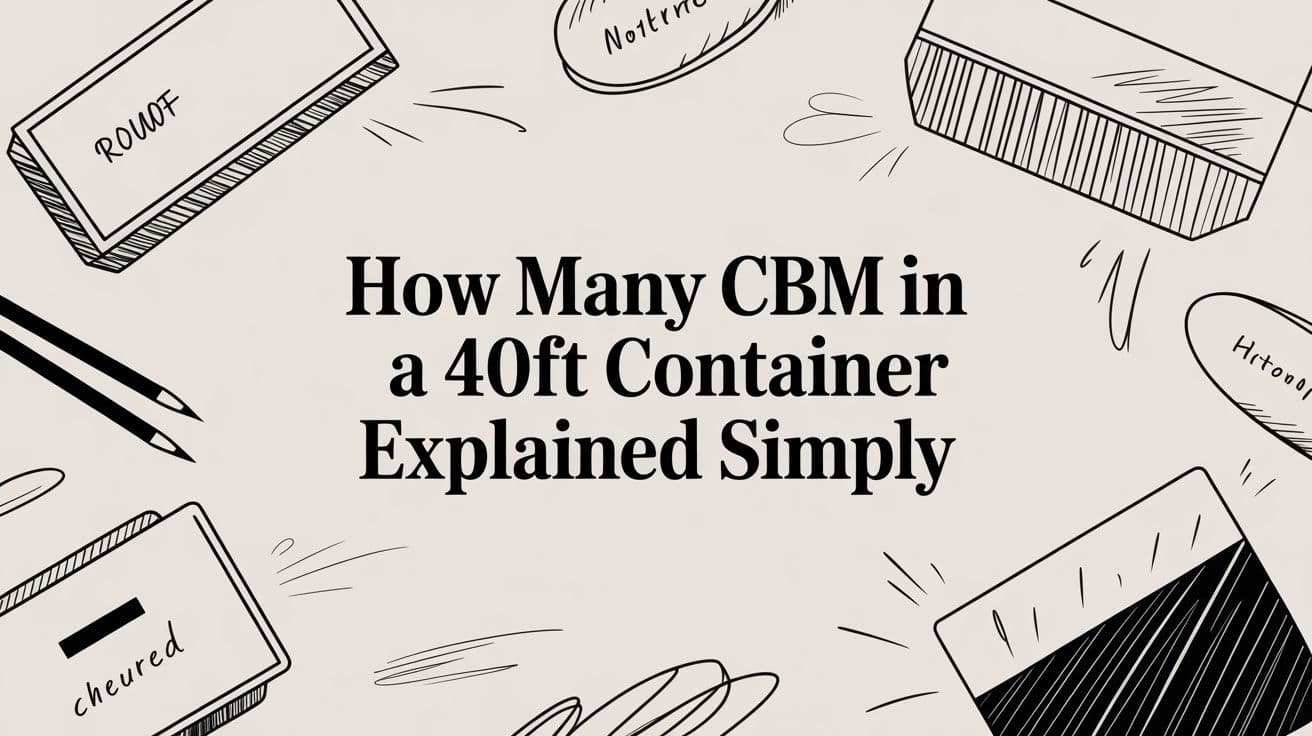 How Many CBM In A 40Ft Container Explained Simply