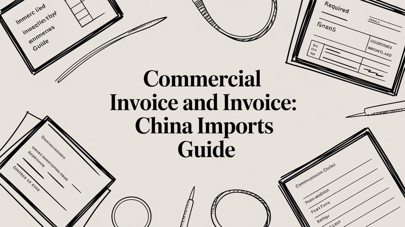 commercial invoice and invoice: China Imports Guide