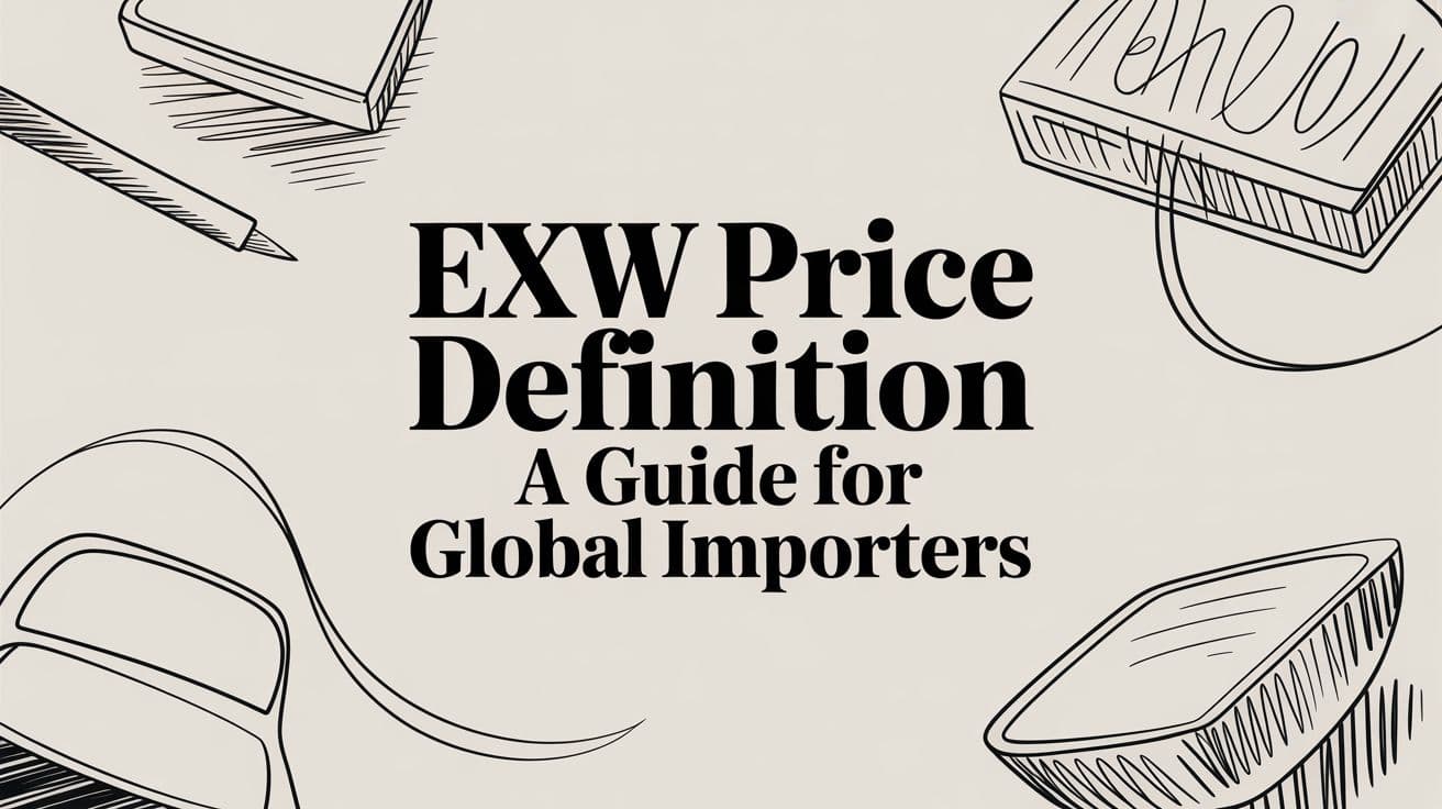EXW Price Definition A Guide for Global Importers