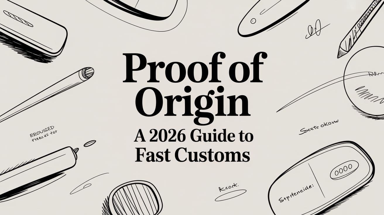 Proof of Origin: A 2026 Guide to Fast Customs