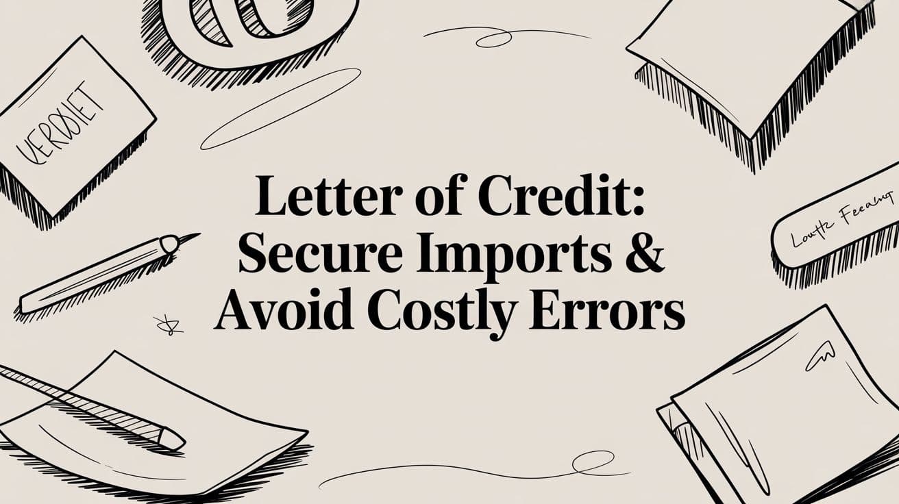 Letter of Credit: Secure Imports & Avoid Costly Errors