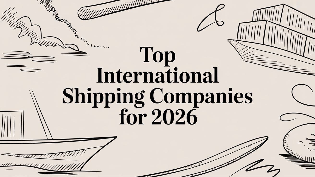 Top International Shipping Companies for 2026
