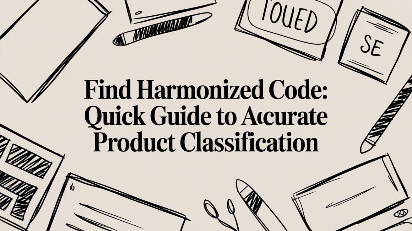 Find harmonized code: Quick Guide to Accurate Product Classification