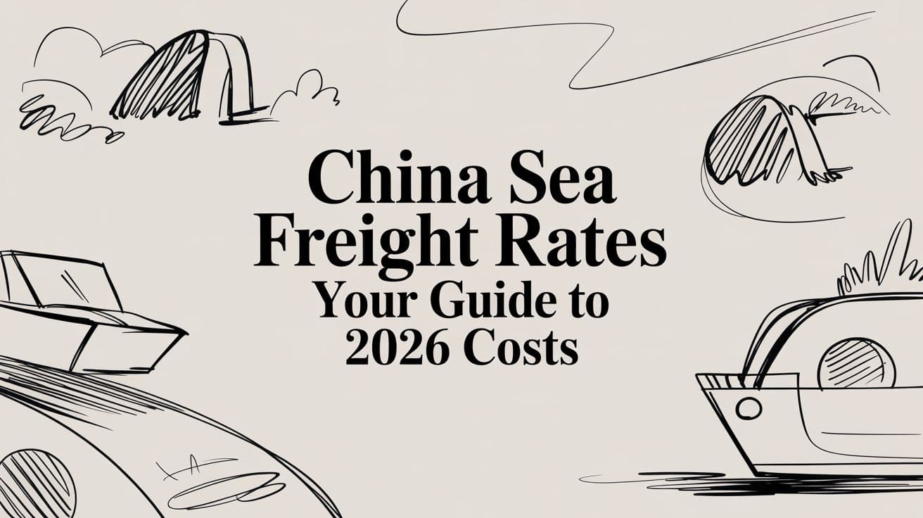 China Sea Freight Rates Your Guide to 2026 Costs