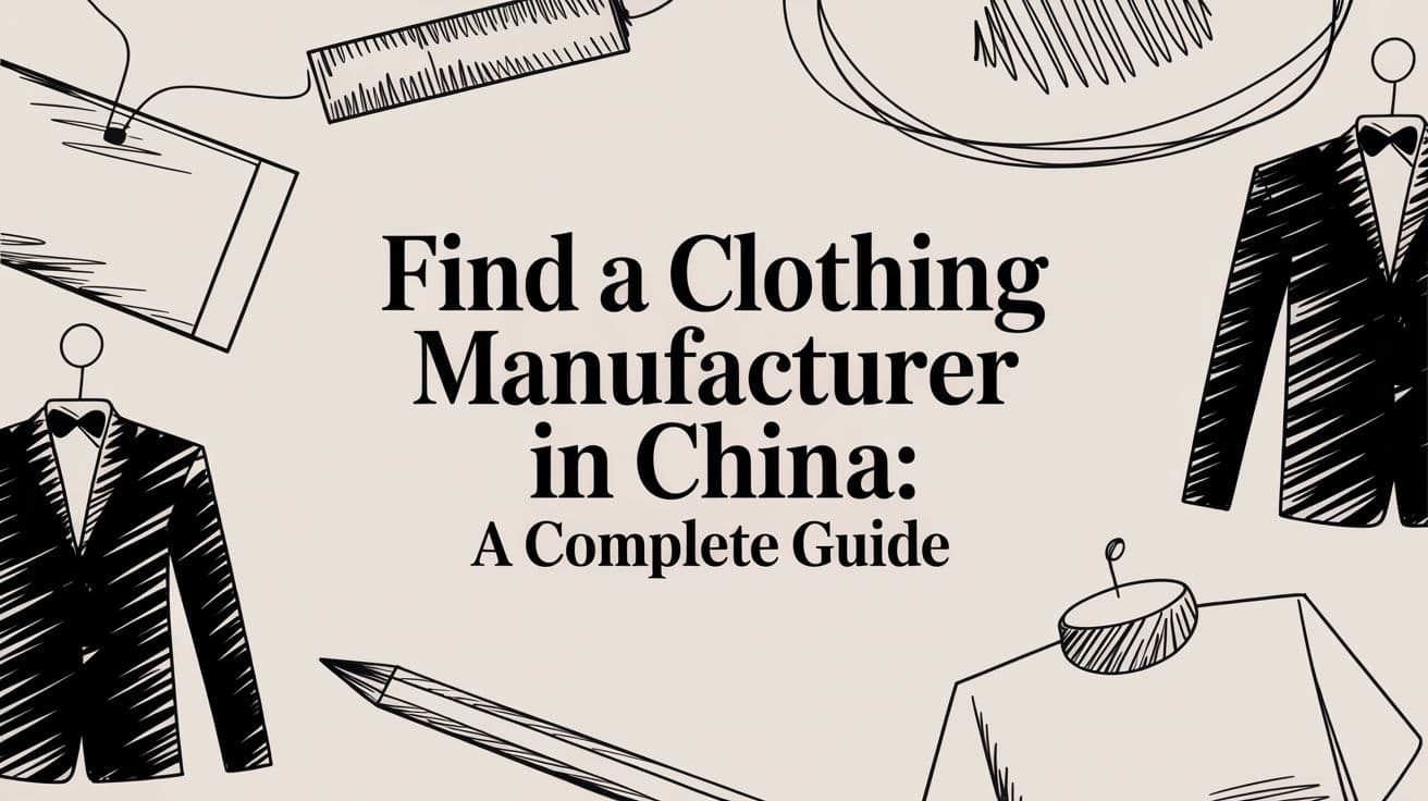 Find a Clothing Manufacturer in China: A Complete Guide