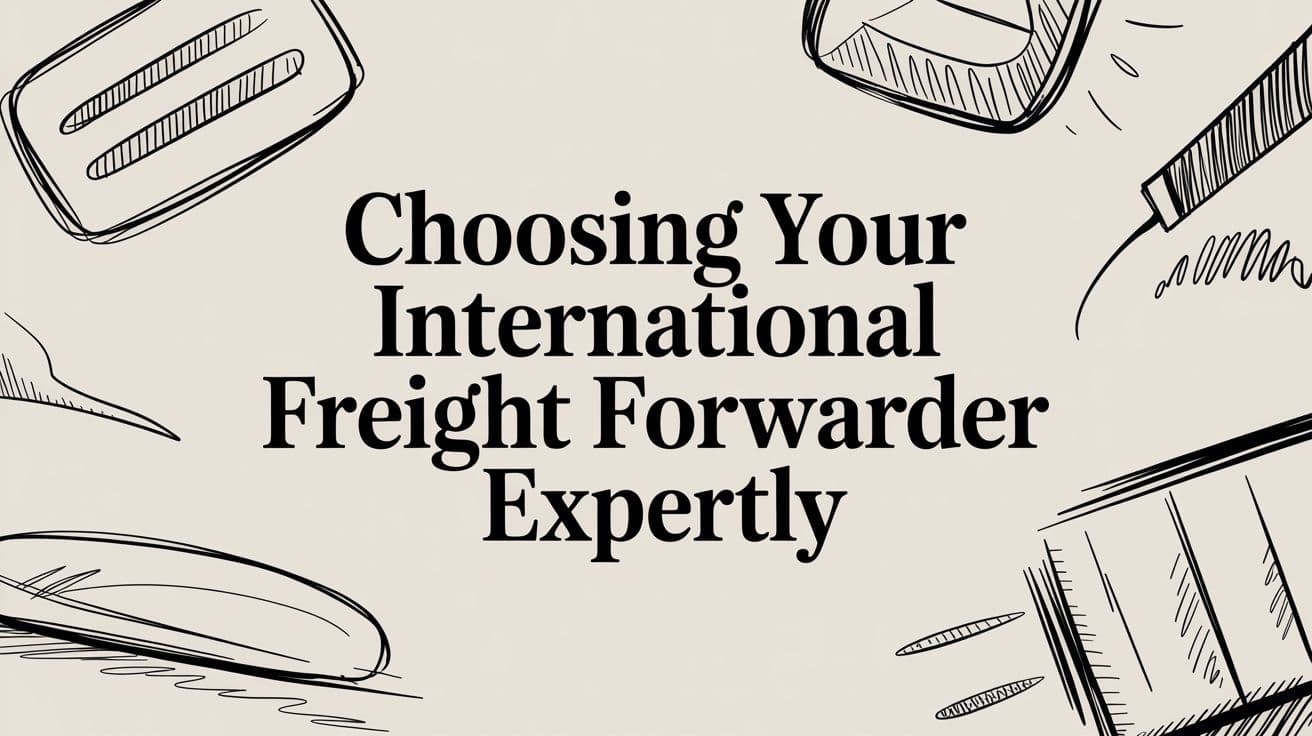 Choosing Your International Freight Forwarder Expertly