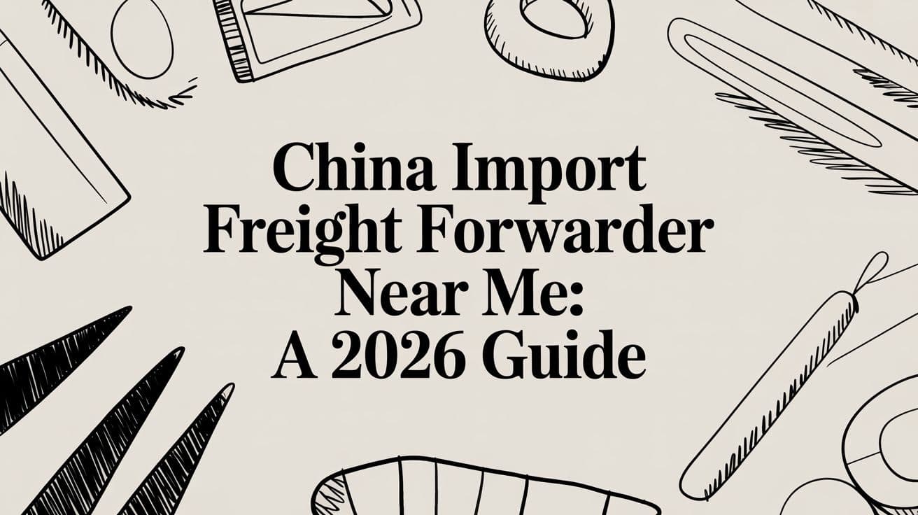 China Import Freight Forwarder Near Me: A 2026 Guide