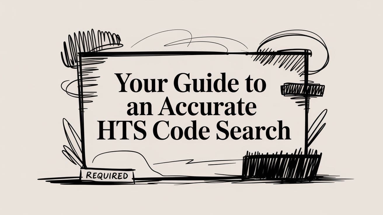 Your Guide to an Accurate HTS Code Search