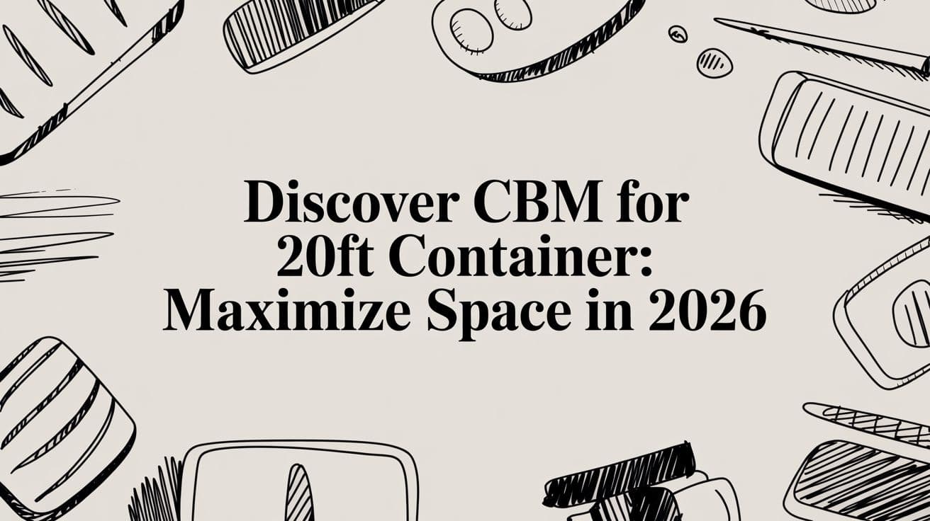 Discover cbm for 20ft container: Maximize Space in 2026
