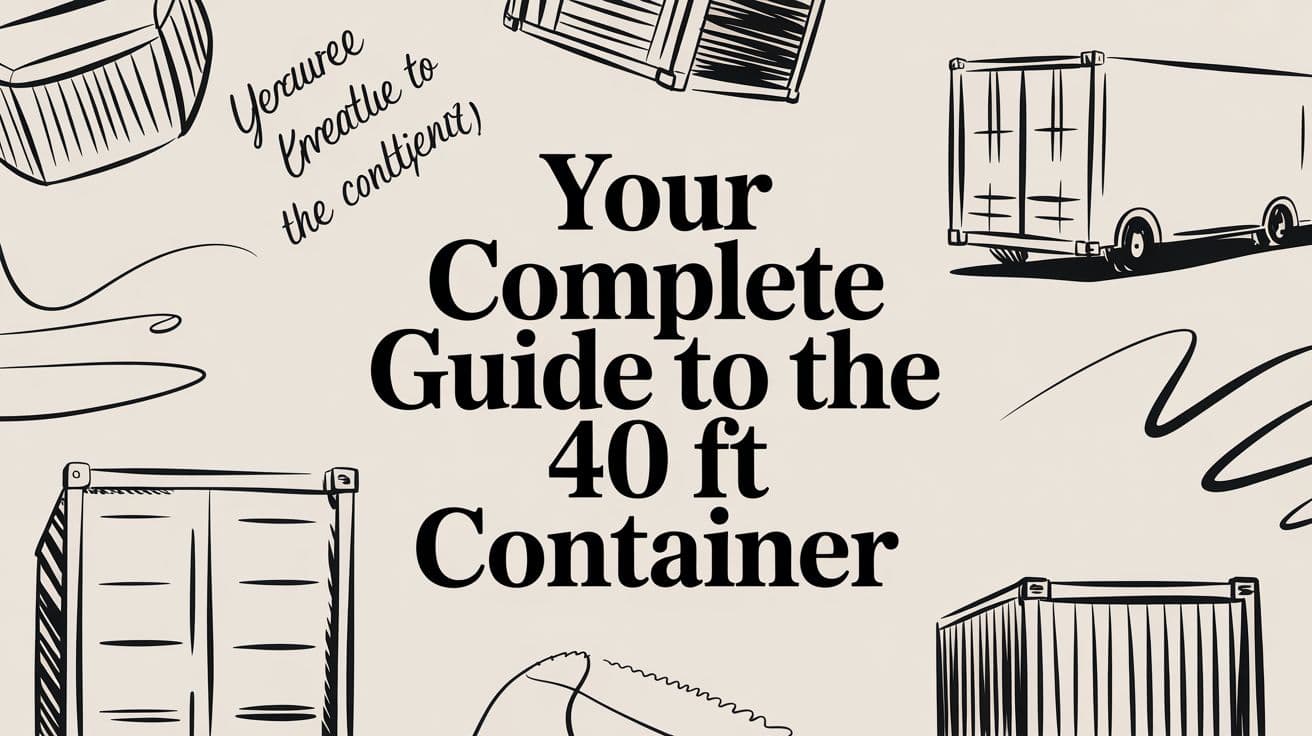 Your Complete Guide to the 40 Ft Container