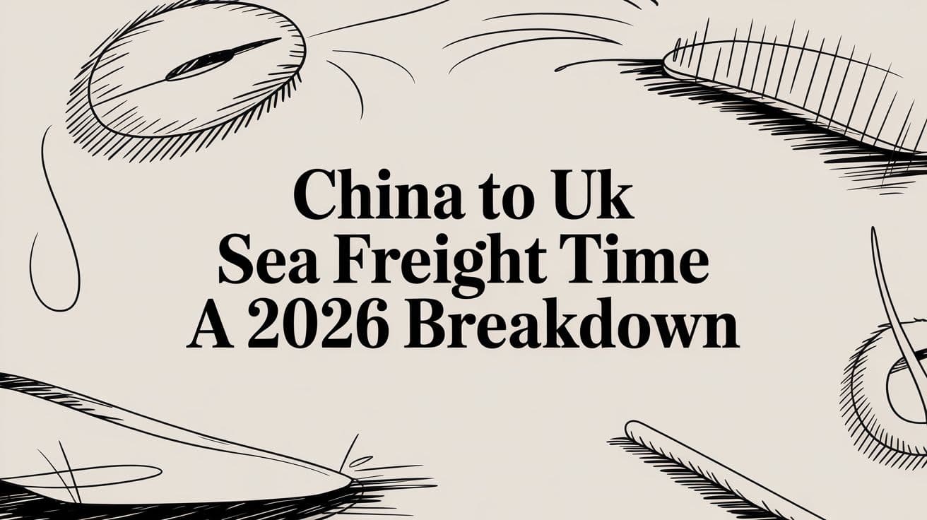 China to UK Sea Freight Time A 2026 Breakdown