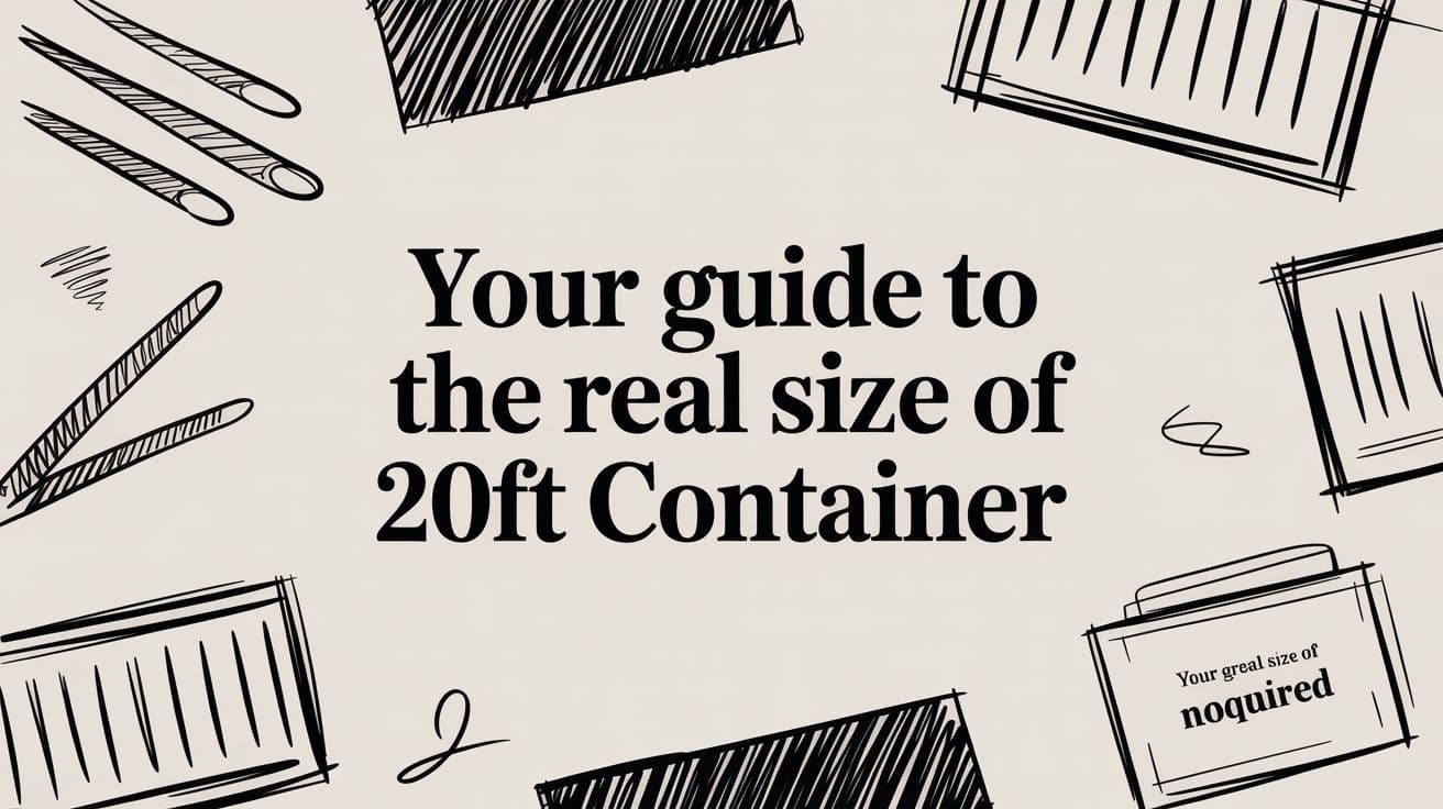 Your Guide to the Real Size of 20ft Container