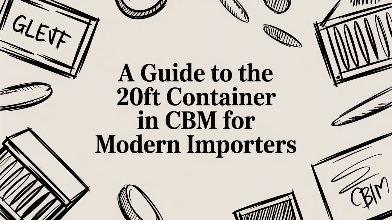 A Guide to the 20ft Container in CBM for Modern Importers